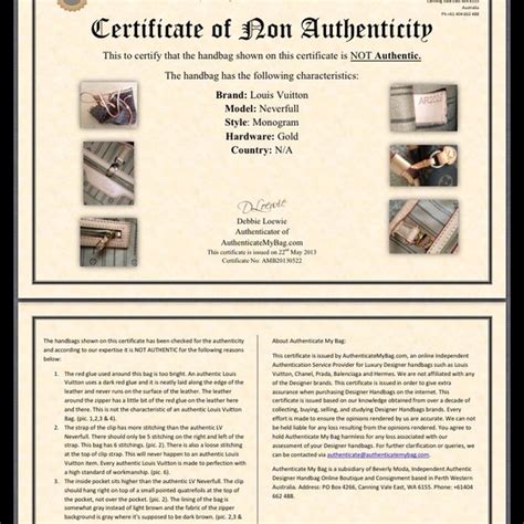 louis vuitton certificate download.